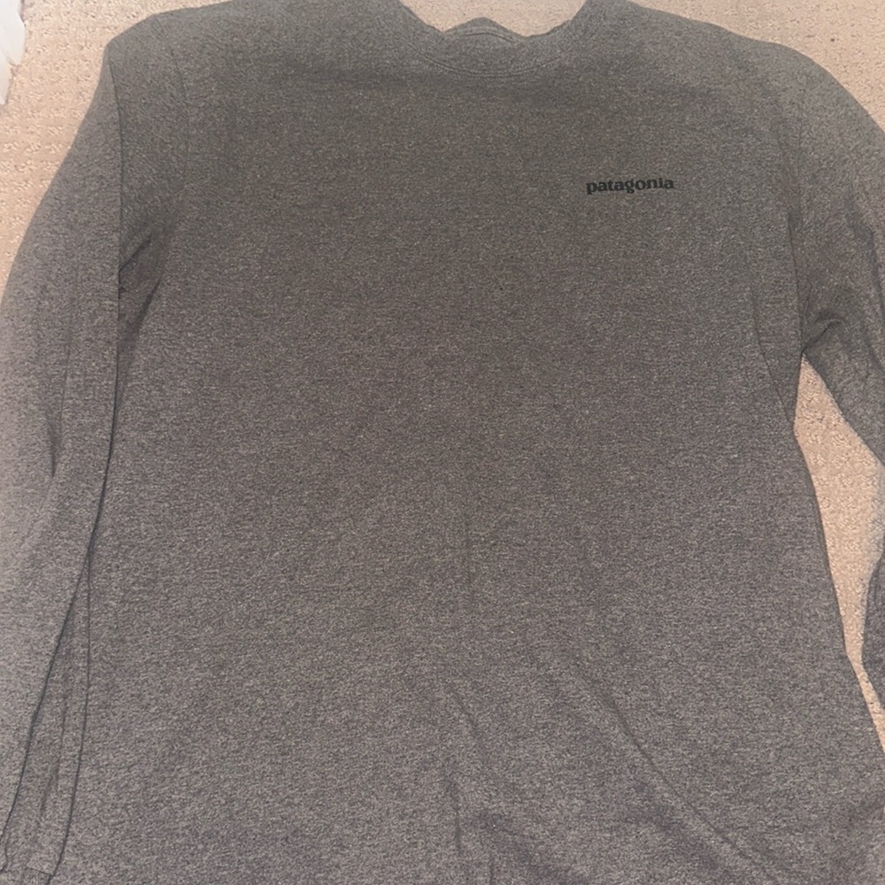 Gray Patagonia long sleeve size large